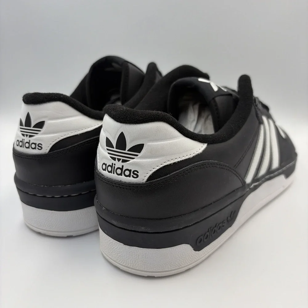 Adidas Rivalry Low Black White Mens Size 16 FZ6327 Casual Sneakers Shoes